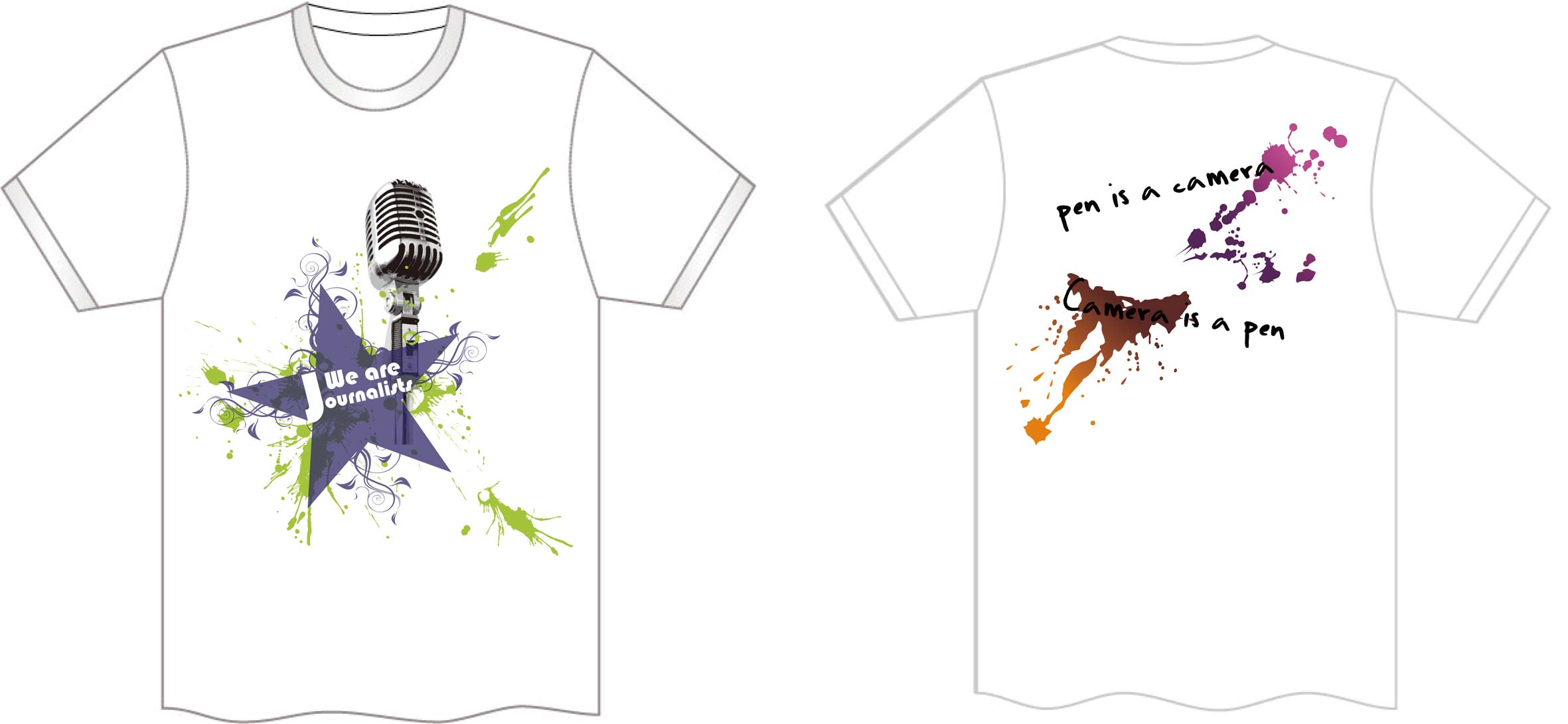 中国青年政治学院新闻与传播系2012年文化衫