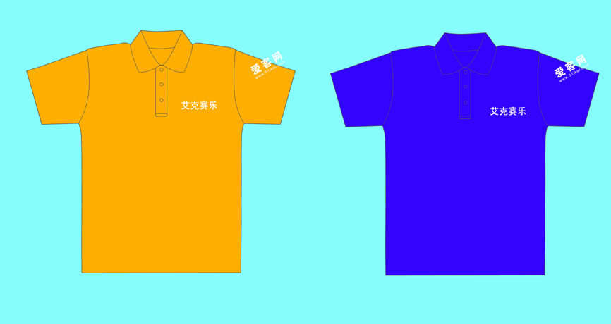 爱客网 北京艾克赛乐科技有限公司的t-shirt已经做完