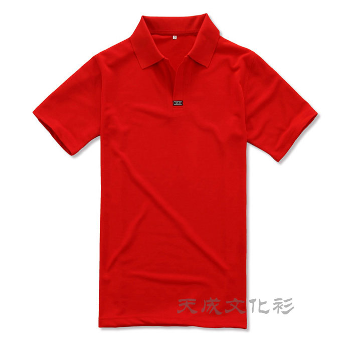 韩版短袖红色t恤