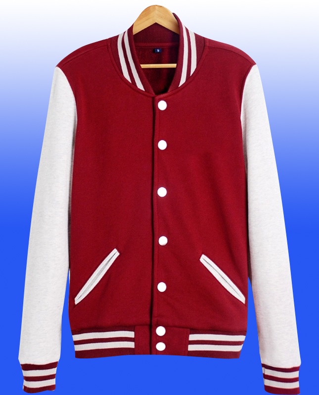 红色棒球服定制 批发
