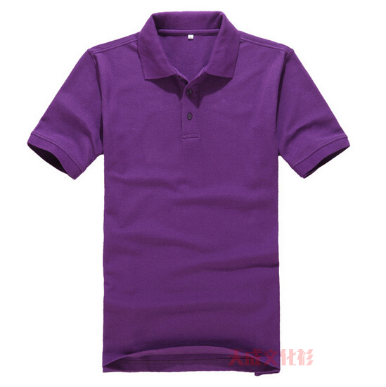 XT-翻领t恤-紫色