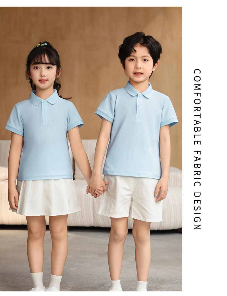 短袖翻领儿童亲子POLO NS91001TC2050幼儿园园服｜天成文化衫
